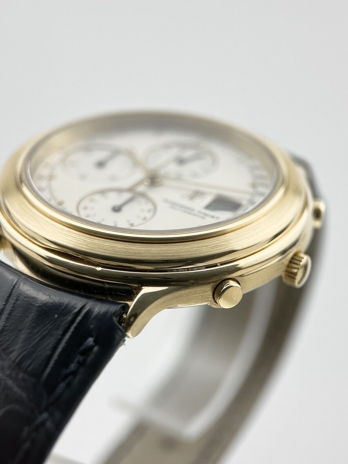 Audemars Piguet 18k Gold Huitieme Chronograph 25644 Automatic Vintage Watch