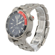 Oris Meistertaucher Titanium Black Dial 44mm Automatic Movement Mens Watch 7541