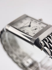Jaeger-LeCoultre Reverso Steel Black & Silver Dial 26mm Manual Watch 272.8.54