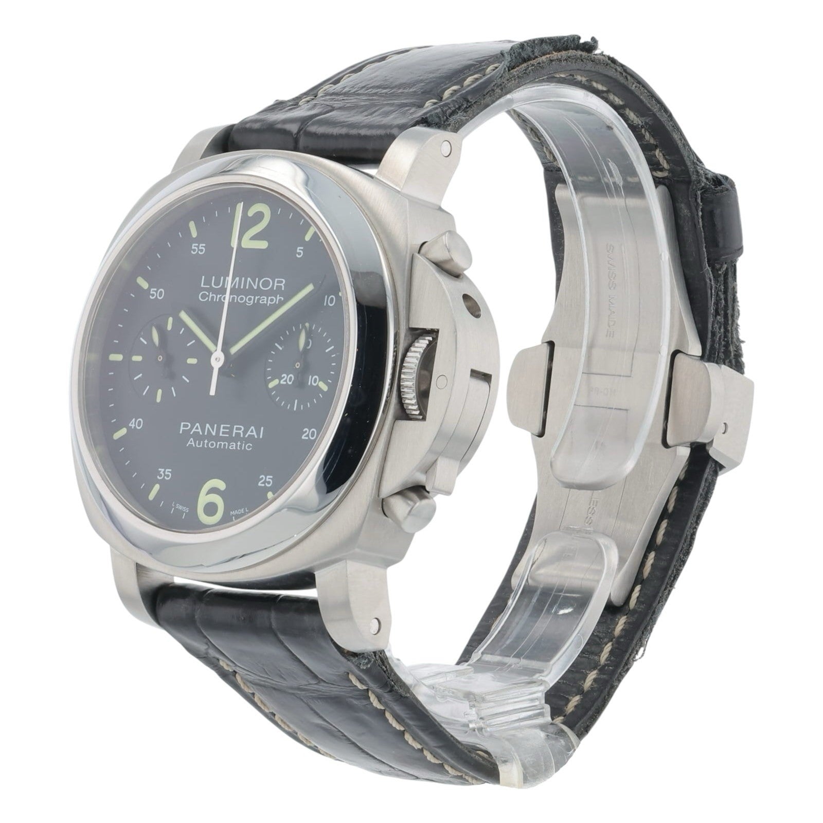 Panerai Luminor Chrono Stainless Steel Black Dial 40mm Automatic Men’s PAM00310