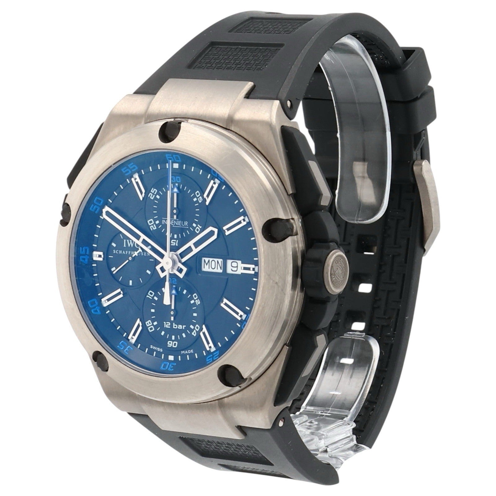 IWC  Ingenieur Double Chronograph Split Titanium 45mm Auto Men's Watch IW37650