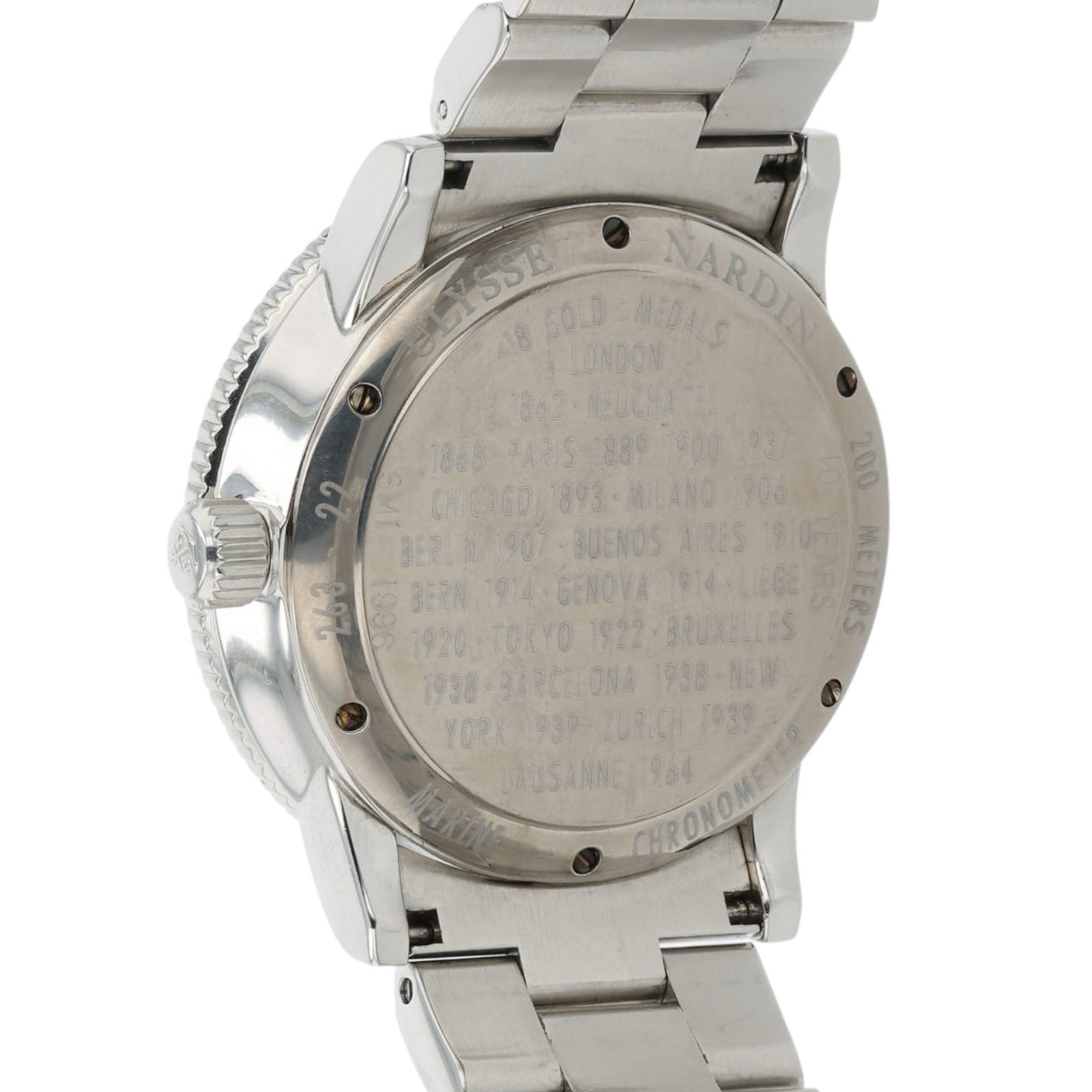 Ulysse Nardin Marine Silver Dial Stainless Steel 38mm Automatic Men’s 263-22