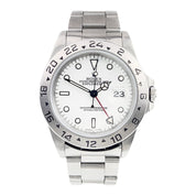 Rolex Explorer II Stainless Steel White Dial 40mm Automatic Mens Watch 16570