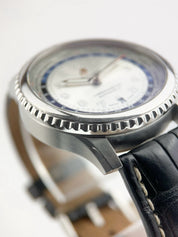 Breitling Stainless Steel Silver Dial 43mm Automatic Movement Men's Watch AB3521