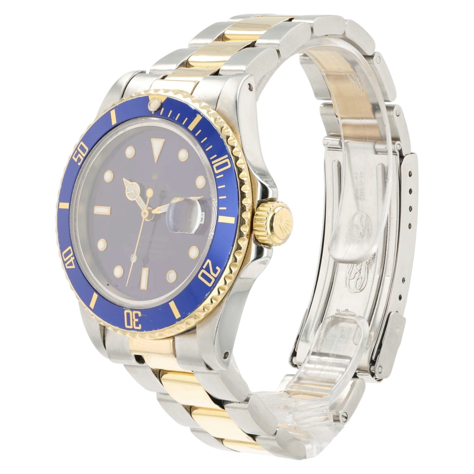 Rolex Submariner Blue Dial Stainless Steel 40mm Automatic Mens Watch 16803