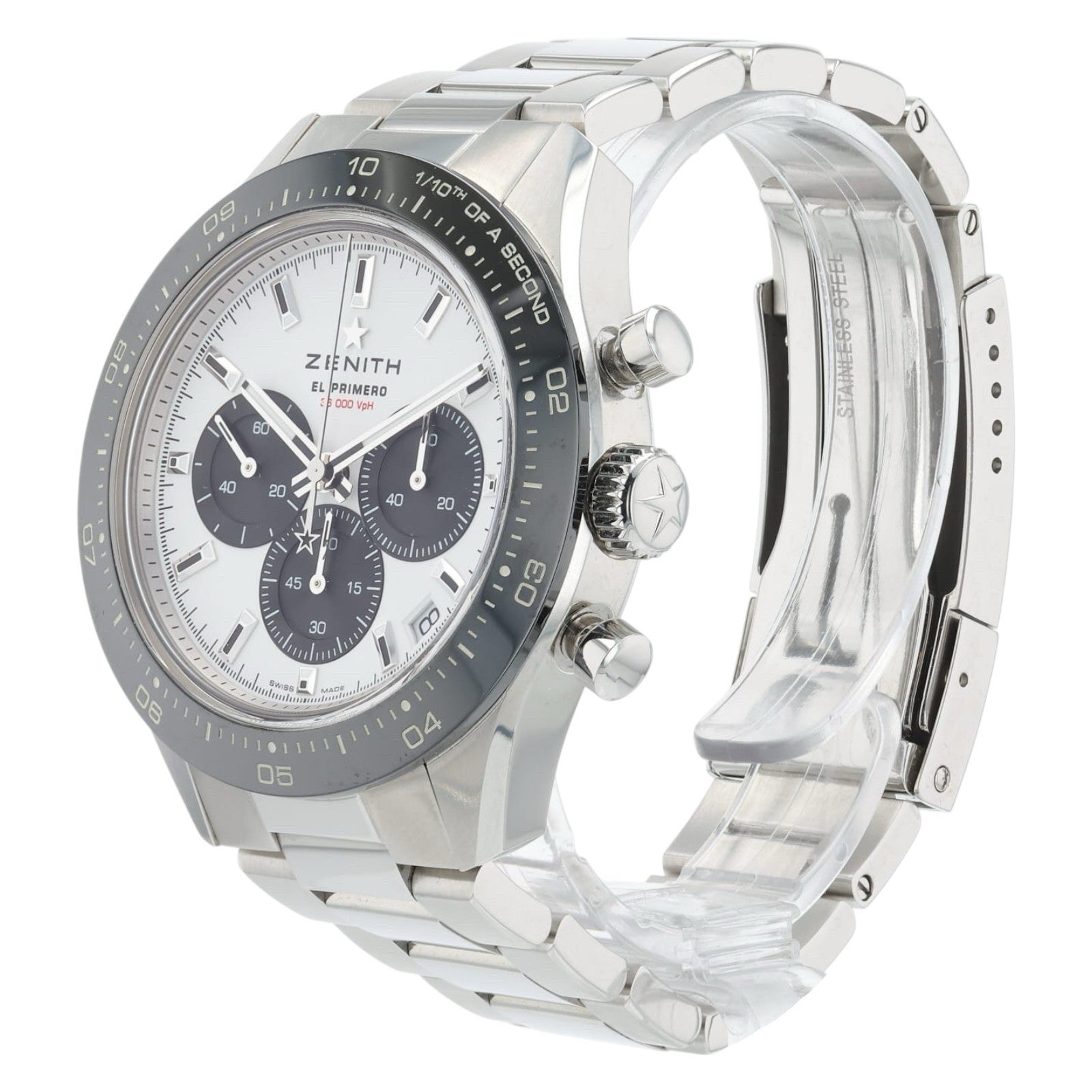 Zenith Chronomaster Steel White Dial 41mm Automatic Mens 03.3102.3600/02.M3100