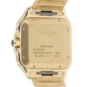Cartier Santos De Cartier Sunray Brown Dial 39.8mm Automatic Mens Watch WGSA0095
