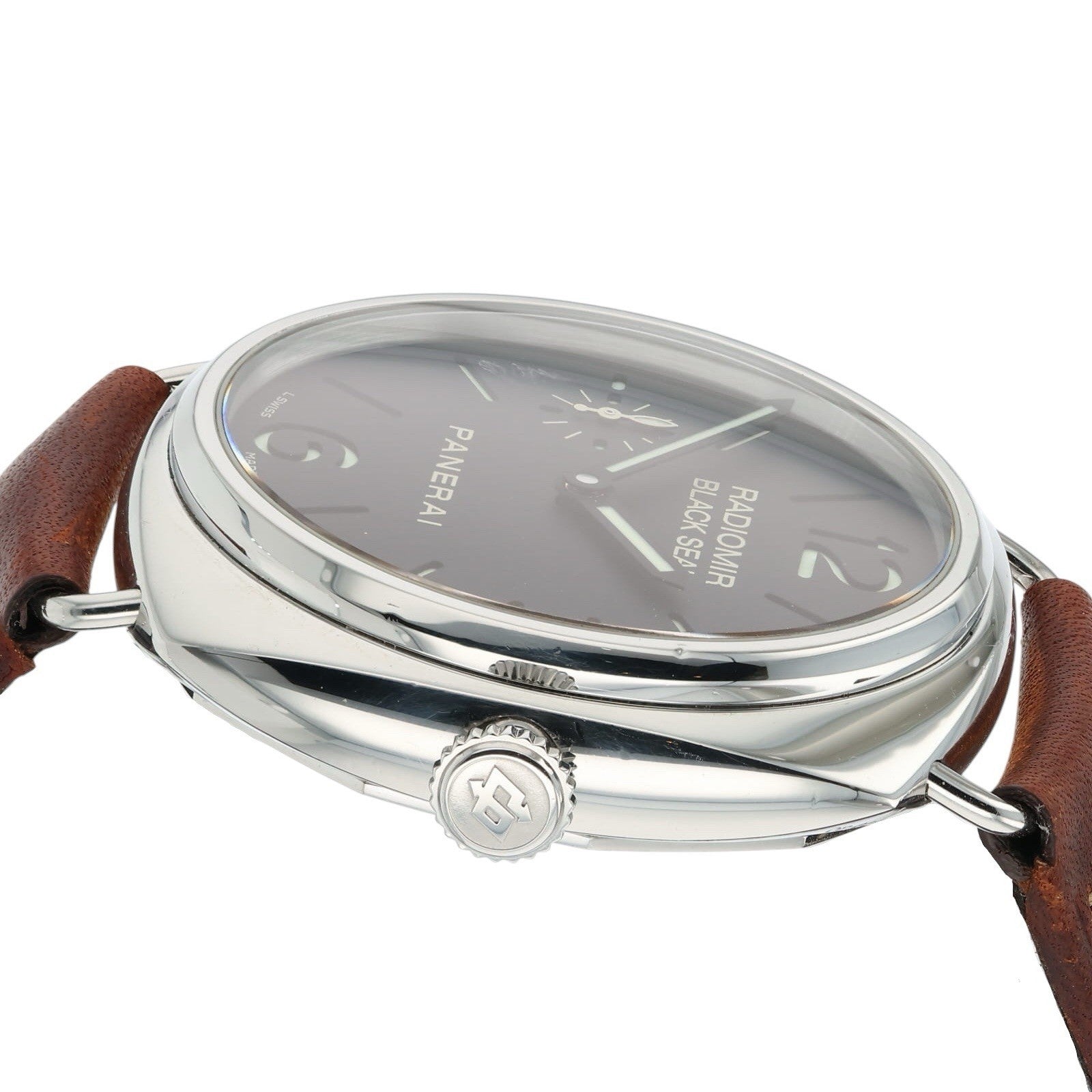 Panerai Radiomir Black Seal Steel Black Dial 45mm Manual Wind Mens PAM00183