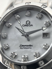 Omega Seamaster Aqua Terra 29mm Automatic Movement Watch Diamond Markers & Bezel