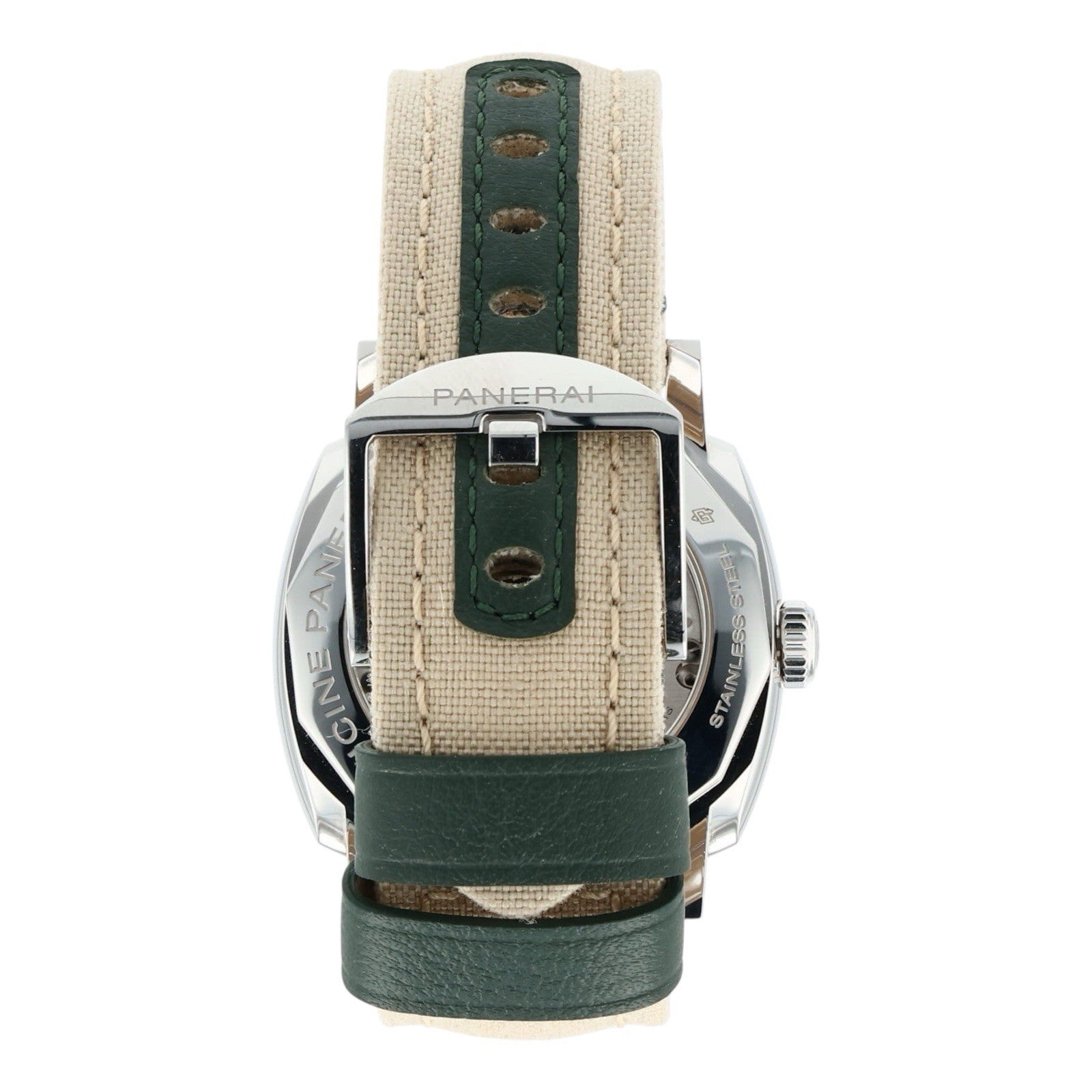 Panerai Radiomir Stainless Steel Green Dial 45mm Automatic Mens Watch PAM00995