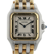 Cartier Panthere 3 Row Silver Dial Gold & Steel 22mm Quartz Women’s 84083244