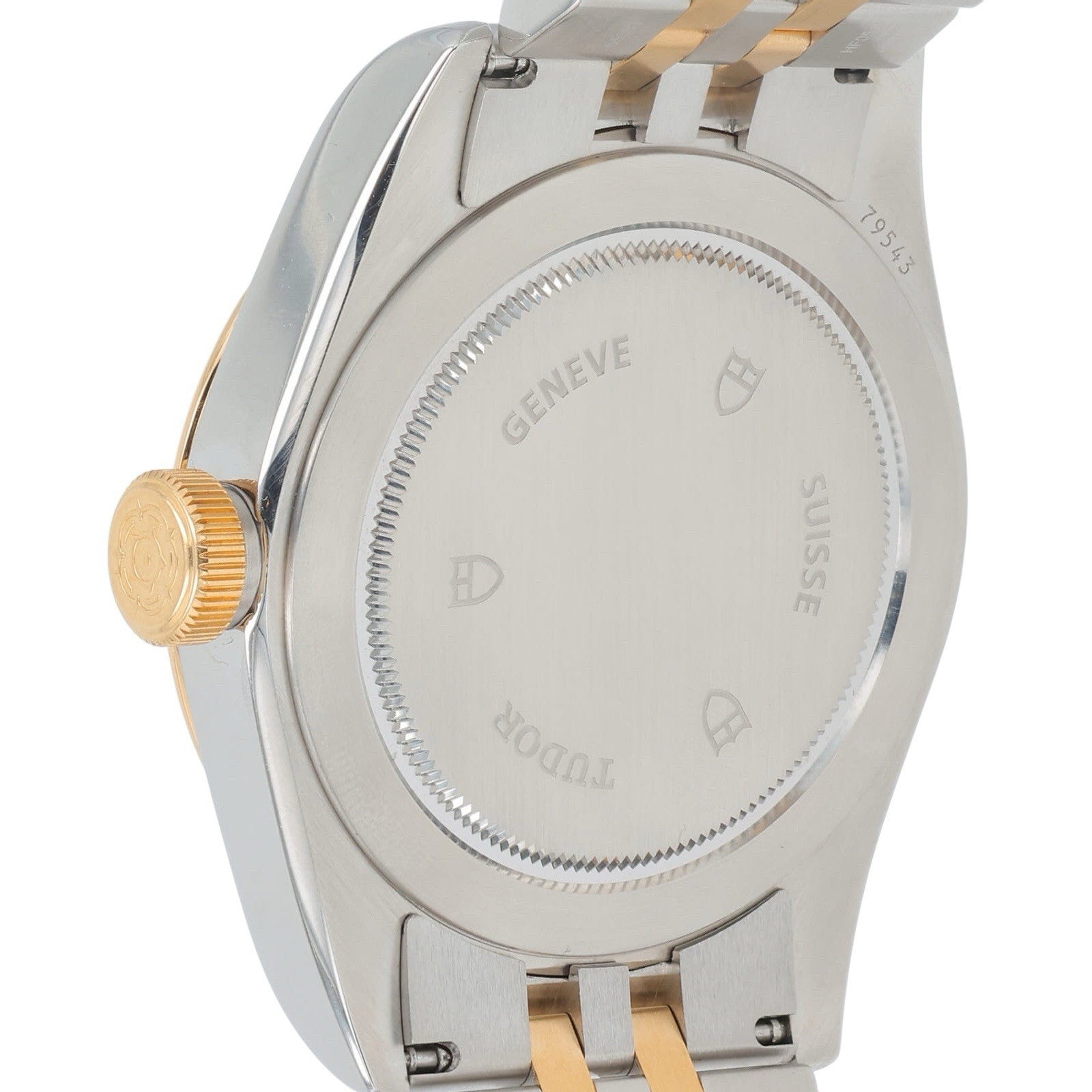 Tudor Black Bay Gold & Steel Black Dial 41mm Automatic Movement Mens Watch 79543