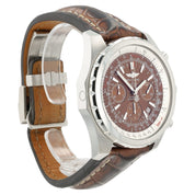 Breitling Bentley Brown Dial Stainless Steel 49mm Automatic Mens Watch A25363