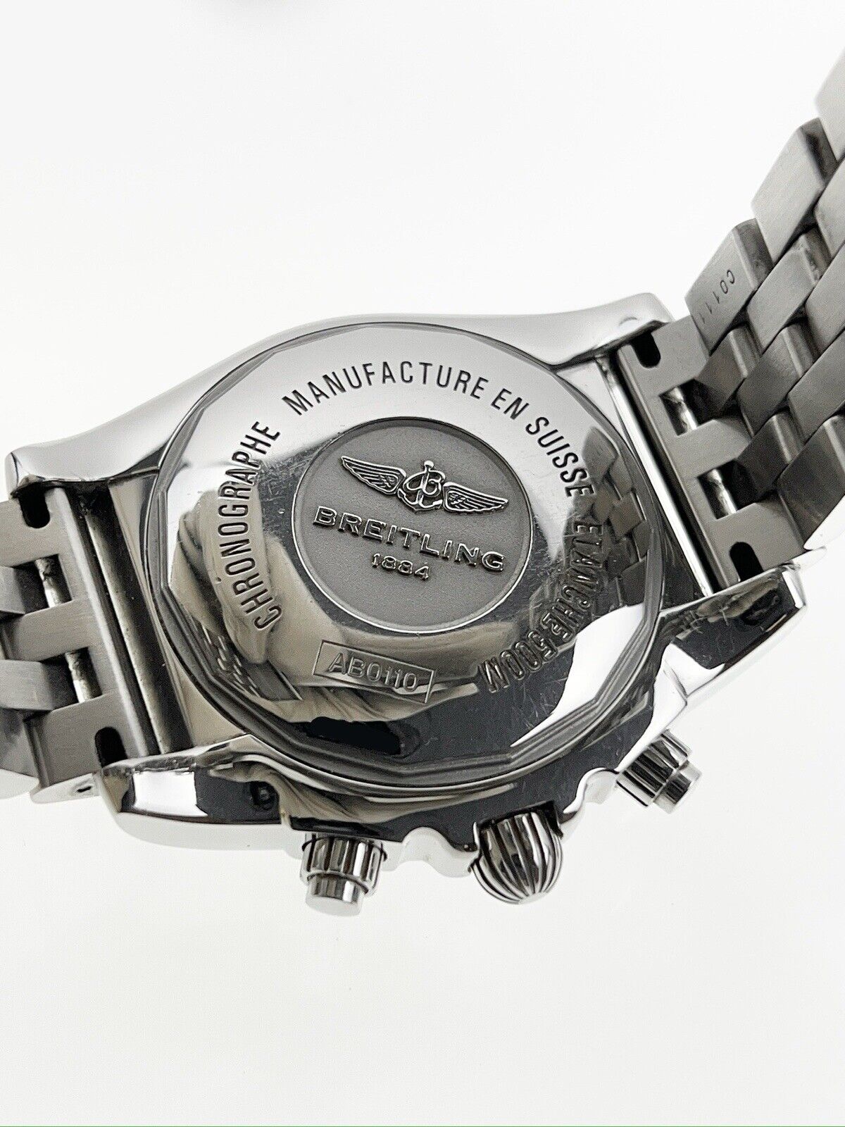 Breitling Chronomat 44 Flying Fish Steel Black 44mm Automatic Men’s Watch AB0110