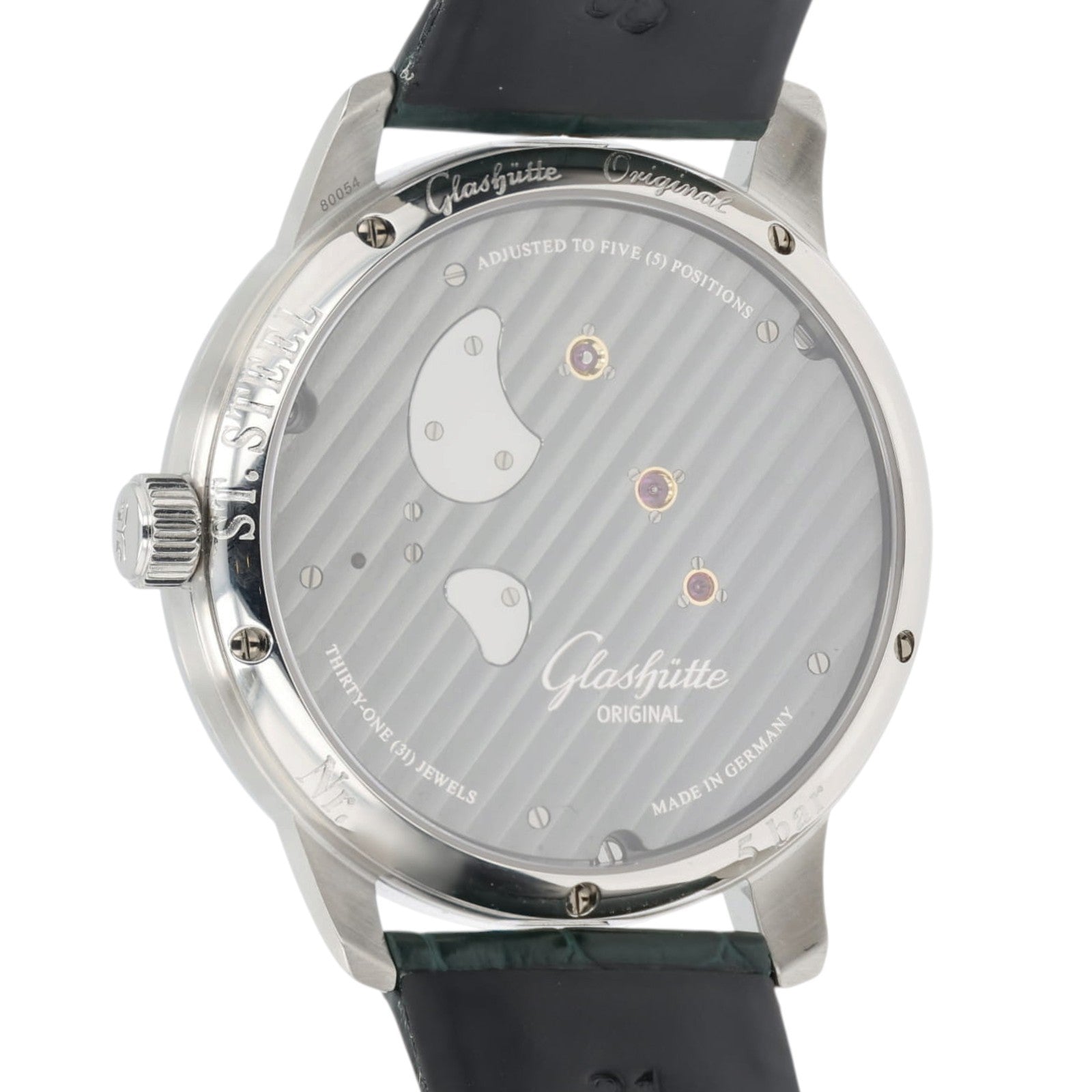 Gashutte Original PanoInverse Gray dial Steel 42mm Manual Wind 1-66-06-04-22-05