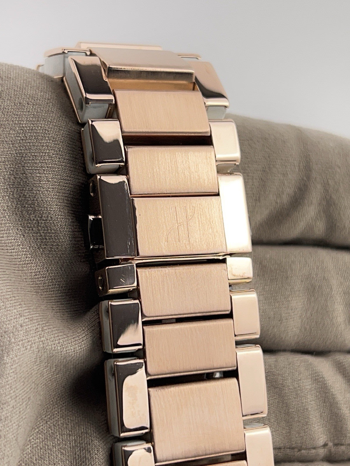 Hublot Big Bang 18k Rose Gold White Dial Diamond Bezel 41mm Automatic Mens Watch