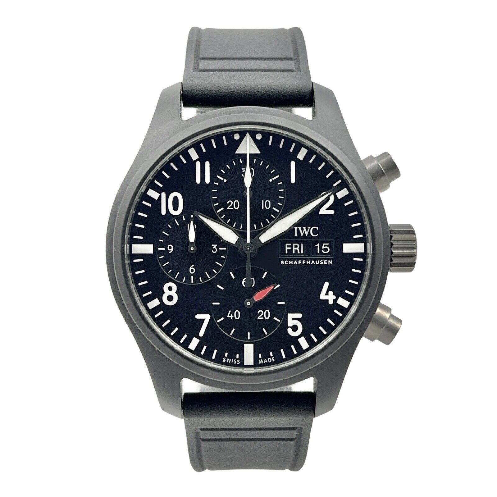 Top Flight Chronograph Top Gun Ceramic Automatic 41mm IW389401 - Box & Papers