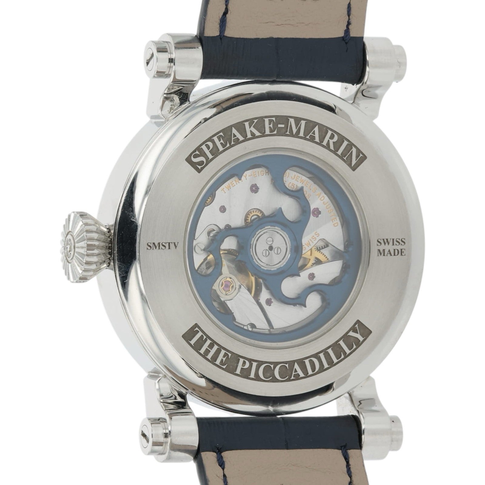 Speake-Marin Serpent Calendar White Dial Steel 38mm Automatic The Piccadilly