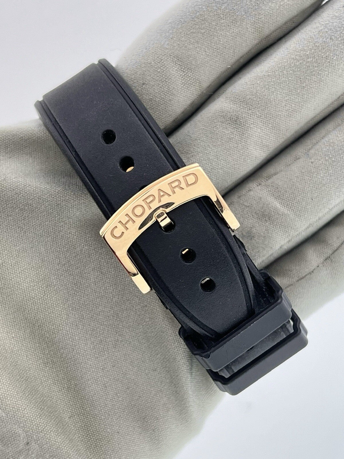 Chopard Superfast 18k Rose Gold Black Dial 41mm Automatic Mens Watch 161290-500
