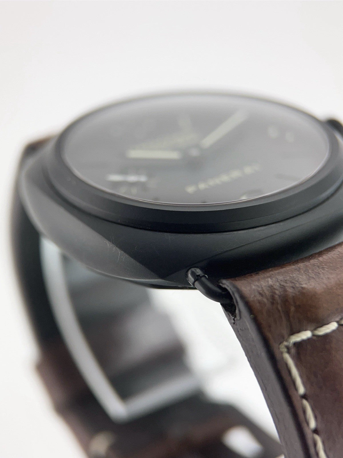 Panerai Radiomir Ceramic Black Dial 45mm Manual Wind Mens Watch PAM00292