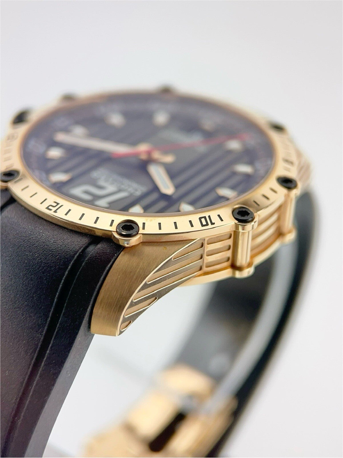 Chopard Superfast 18k Rose Gold Black Dial 41mm Automatic Mens Watch 161290-500