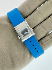 Oris Aquis Date 400 Stainless Steel Blue Dial 41.5mm Automatic Men's Watch 7769