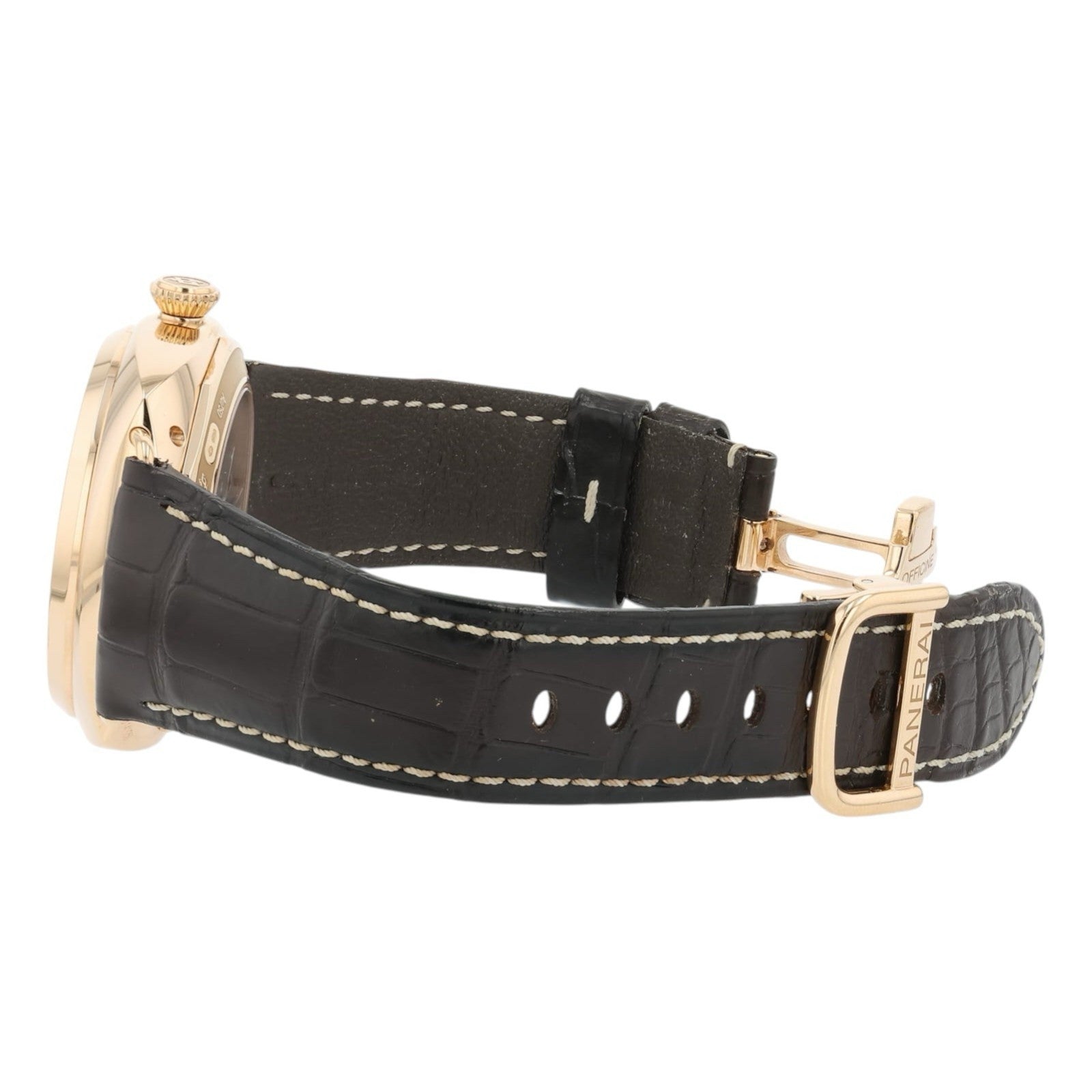 Panerai Luminor Oro Rosso Brown Dial 18k Rose Gold 45mm Automatic Mens PAM00497