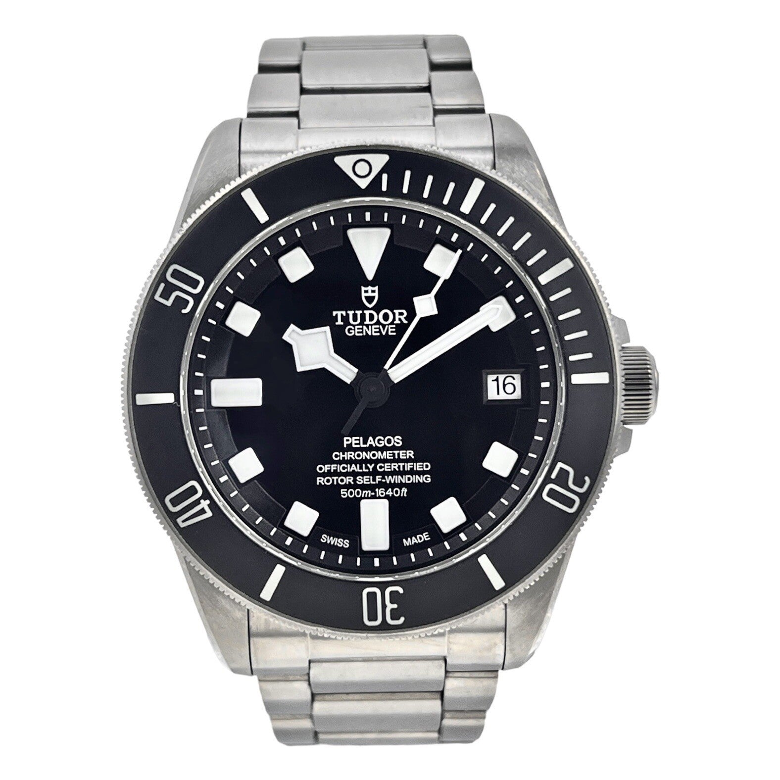 Tudor Pelagos Date Black Dial Titanium Men's Watch 25600TN  - Watch Only