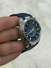 Omega Seamaster Aqua Terra Worldtimer Steel Blue Dial Auto 220.12.43.22.03.001