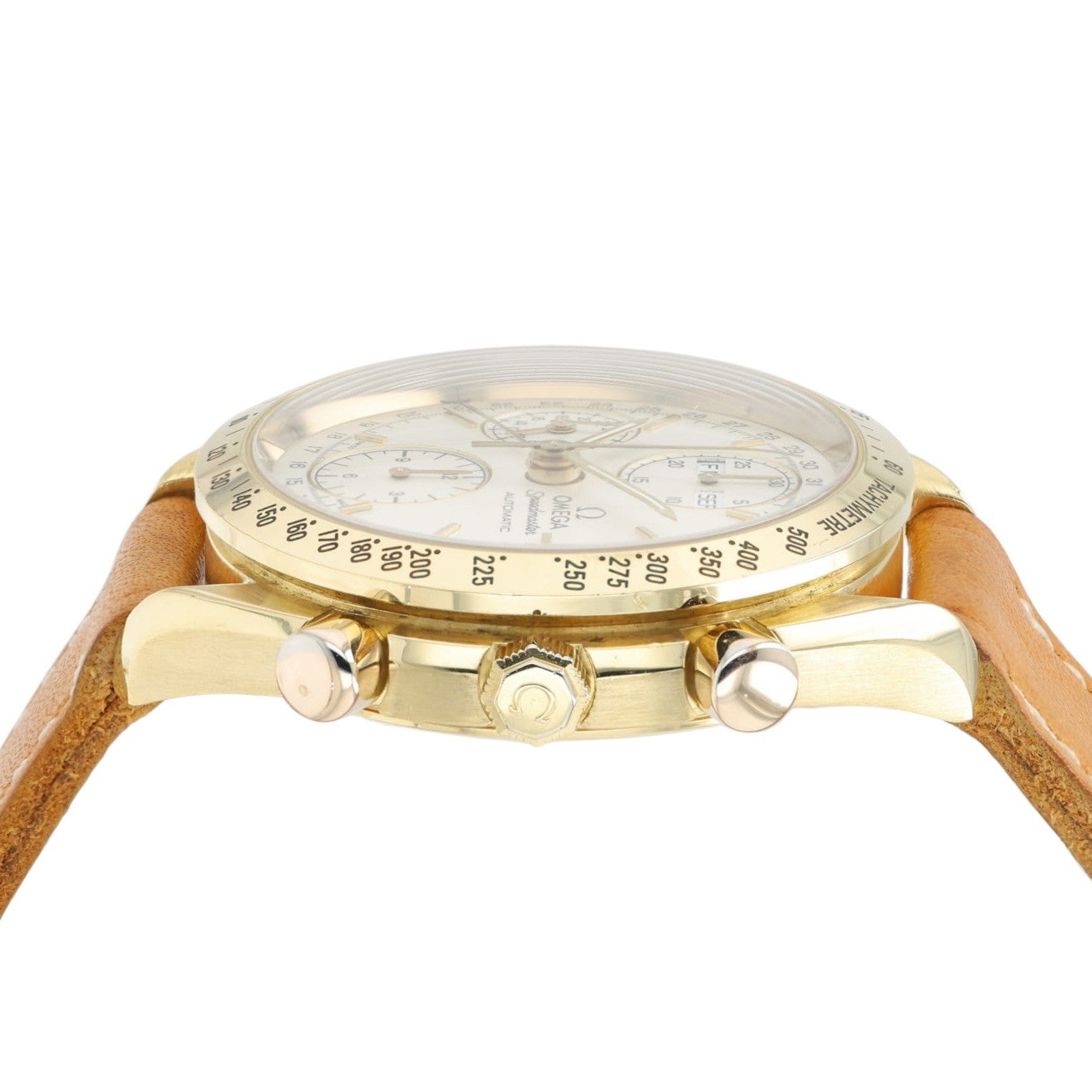 Omega Speedmaster Triple Date 18k Yellow Gold 39mm Automatic Mens Watch 175.0034
