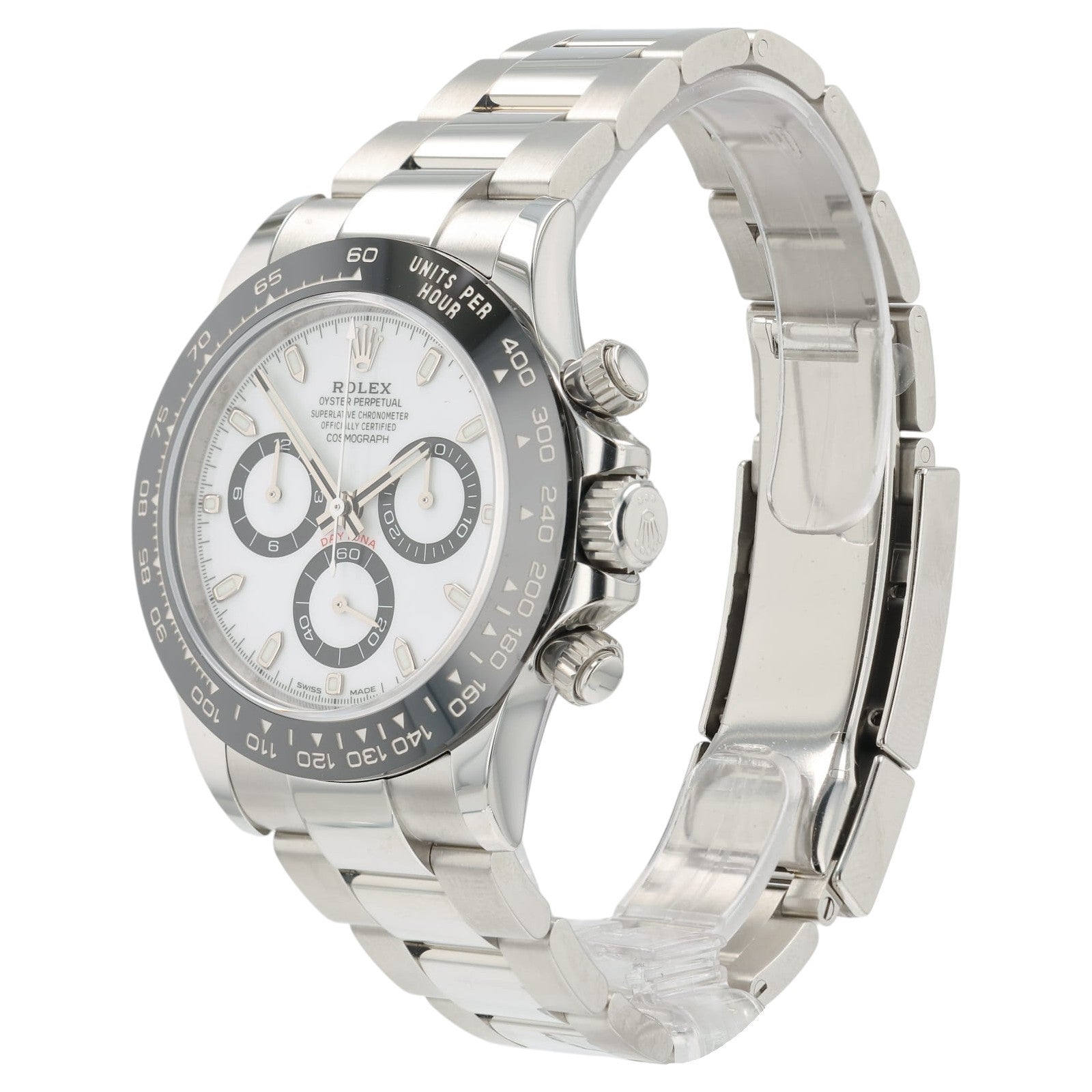 NEW 2021 Rolex Cosmograph Panda Daytona White Dial Steel Watch 116500LN