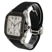 Cartier Santos Stainless Steel Silver Dial 41mm Automatic Men’s Watch WSSA0017