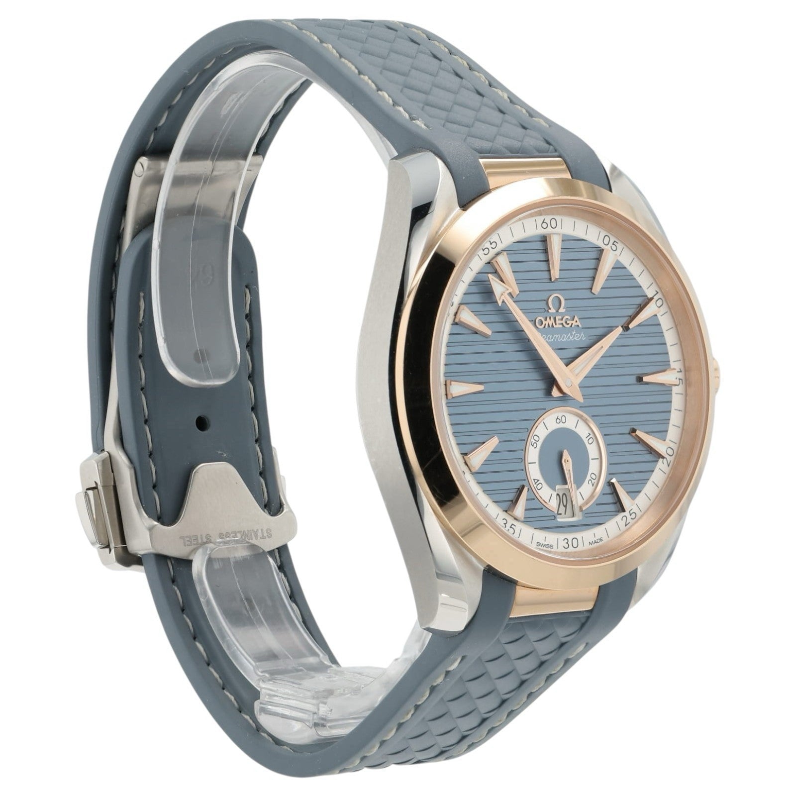 Omega Aqua Terra Blue Dial Gold & Steel 41mm Automatic Men’s 220.22.41.21.03.001