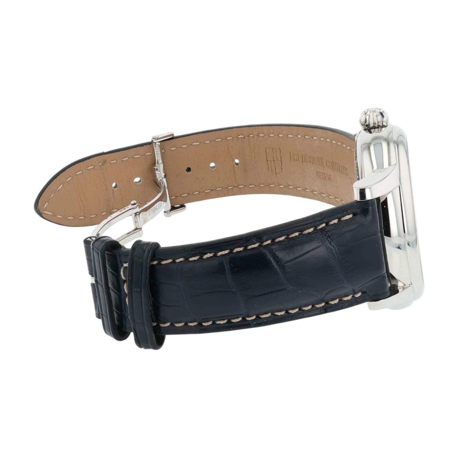 Frederique Constant Manufacture Steel Blue Dial 42mm Automatic Mens FC-718X4H4/6