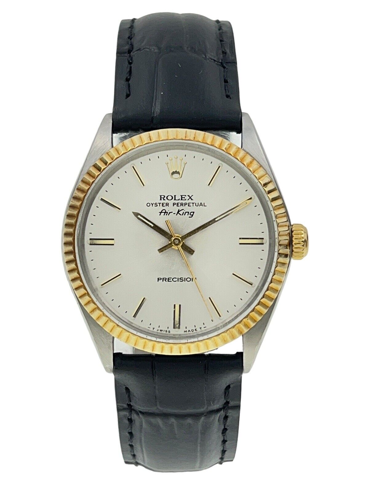 Rolex Air King Steel & Gold 34mm Automatic Men’s Watch 5501