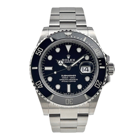 Rolex Submariner Date 41mm Stainless Steel Black Dial 126610LN Box & Papers
