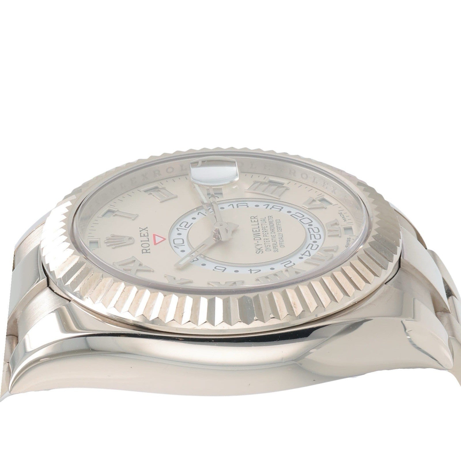 Rolex Sky-Dweller 18k White Gold Ivory Dial 42mm Automatic Men’s Watch 326939