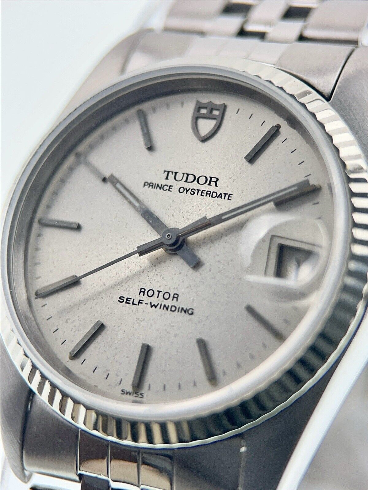 Tudor Prince Date Steel Silver Color Dial 34mm Automatic Men’s Watch 75204