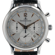 Jaeger-LeCoultre Master Control Steel Silver Dial 34mm Quartz Mens 145.8.31