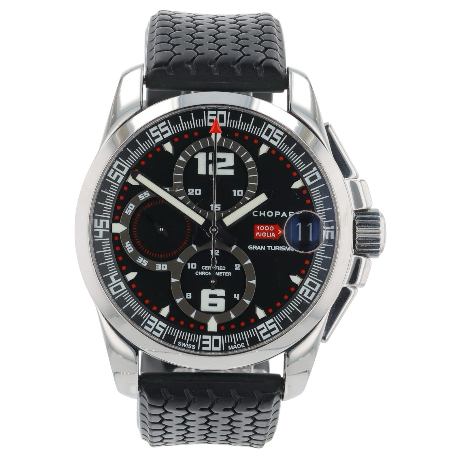 Chopard Mille Miglia Stainless Steel Black Dial 44mm Auto Mens Watch 16/8459