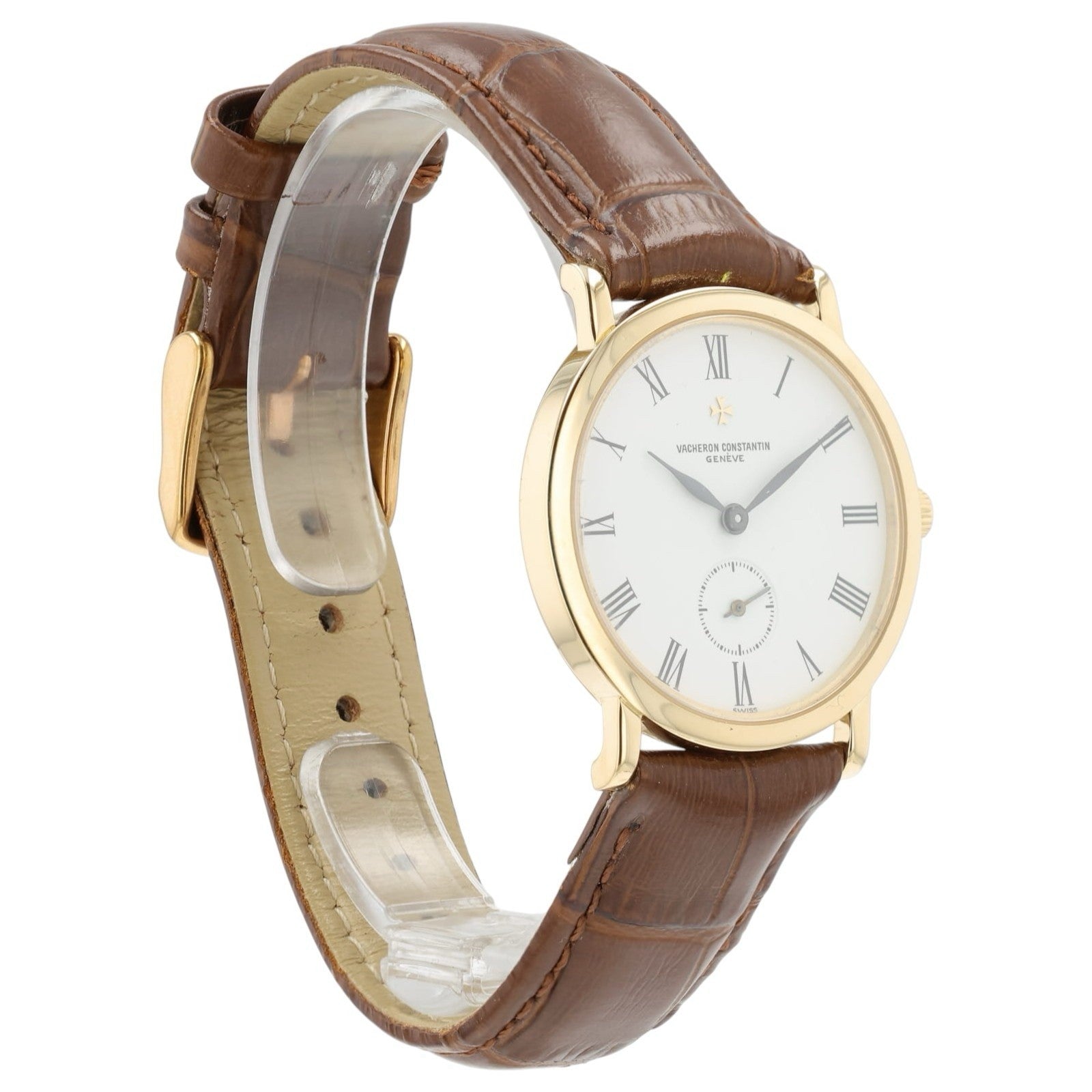 Vacheron Constantin Patrimony White Dial 18k Yellow Gold 32mm Manual Wind 92240