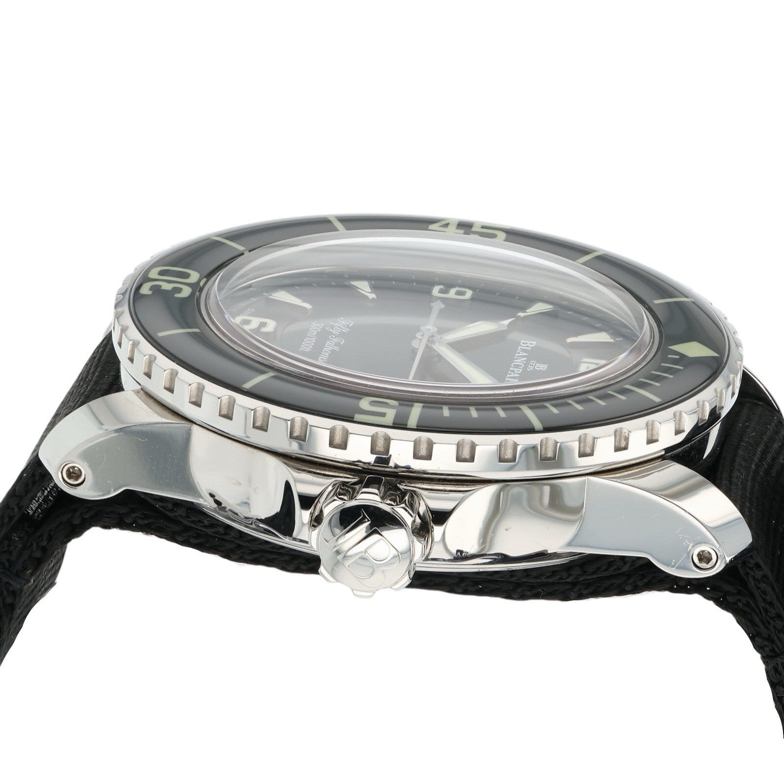 Blancpain Fifty Fathoms Stainless Steel Black Dial 45mm Automatic 5015 1130 52A