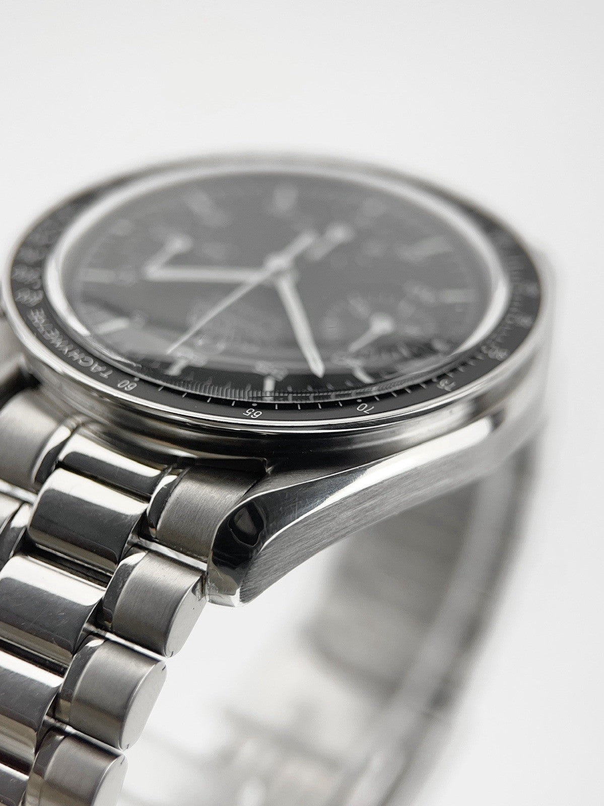 Omega Speedmaster Stainless Steel Black Dial 39mm Automatic Men's Watch 3510.50