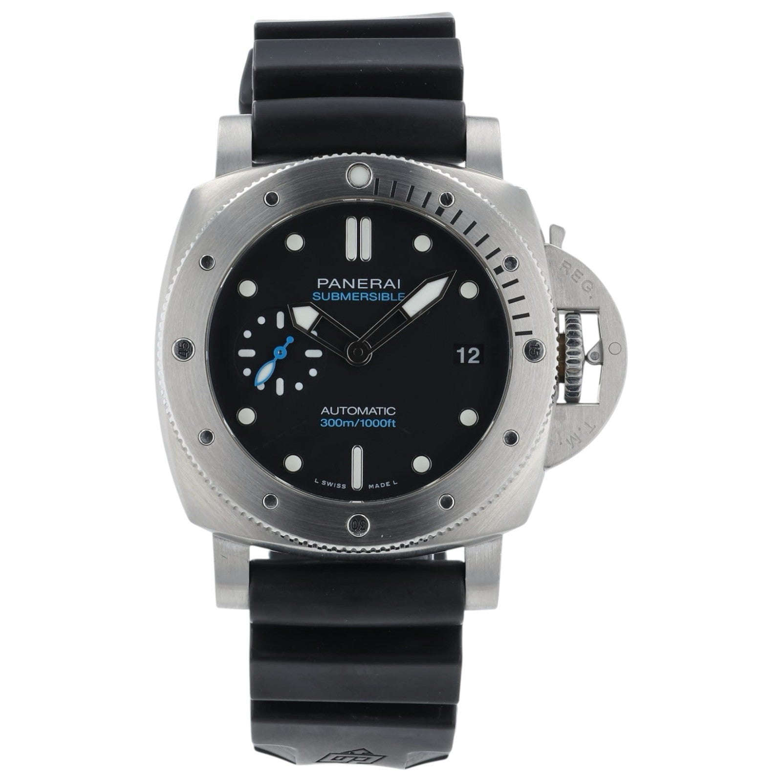 Panerai Submersible Black Dial 42mm Automatic  Movement Men’s Watch PAM00973