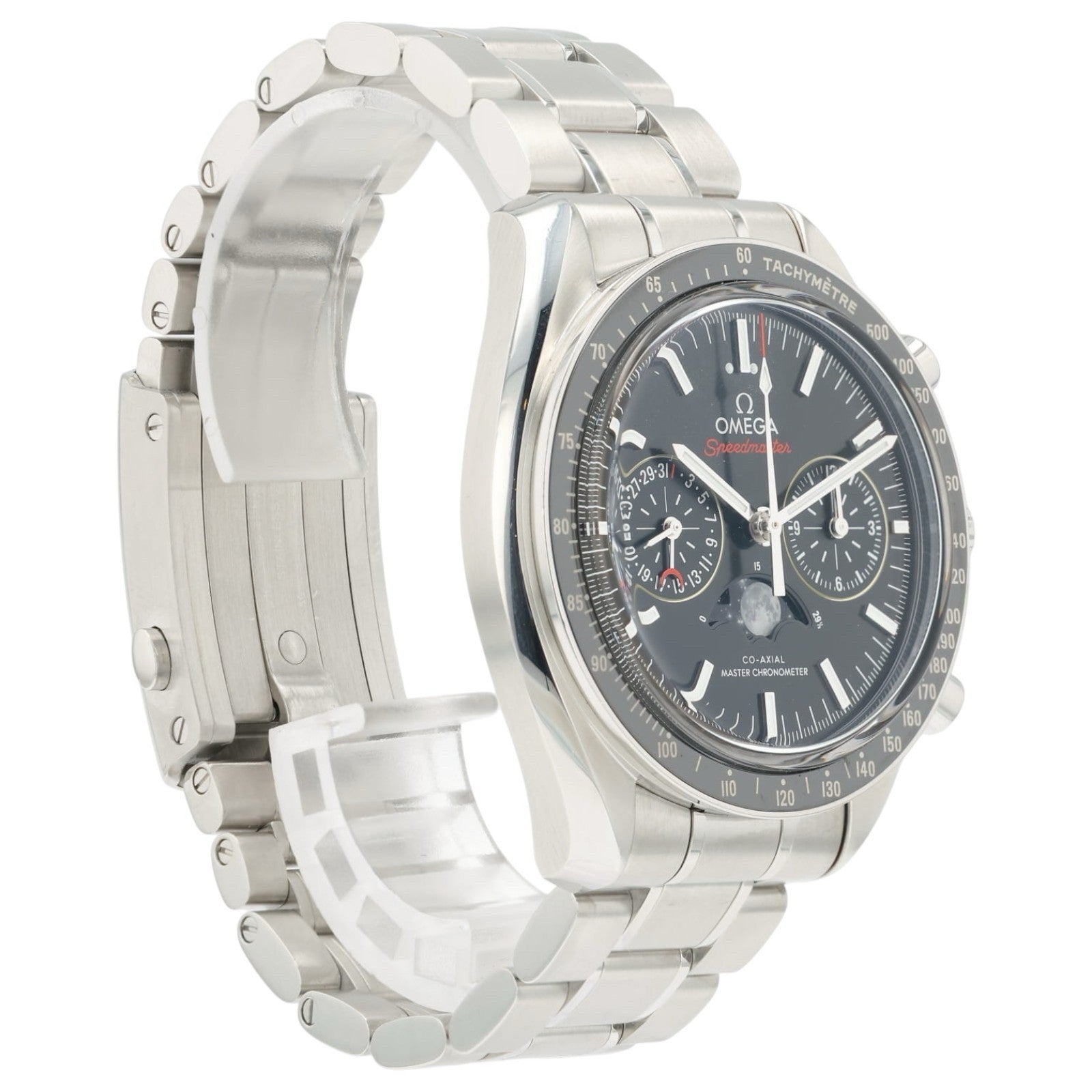 Omega Speedmaster Moonphase Black Dial Steel 44mm Automatic 304.30.44.52.01.001