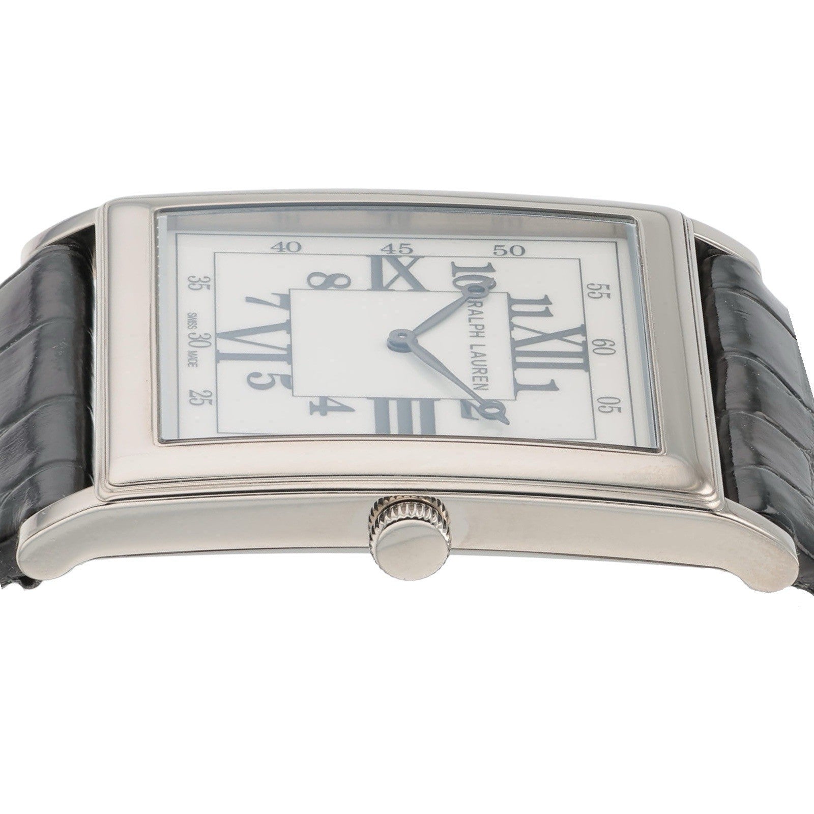 Ralph Lauren 18k White Gold Ivory Dial 32mm Manual Wind Men’s Watch K01420