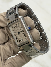 Cartier Tank Solo XL 3515 Stainless Steel 31mm Automatic Mens Watch W5200028