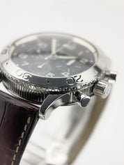 Breguet Type Stainless Steel Black Dial 3800