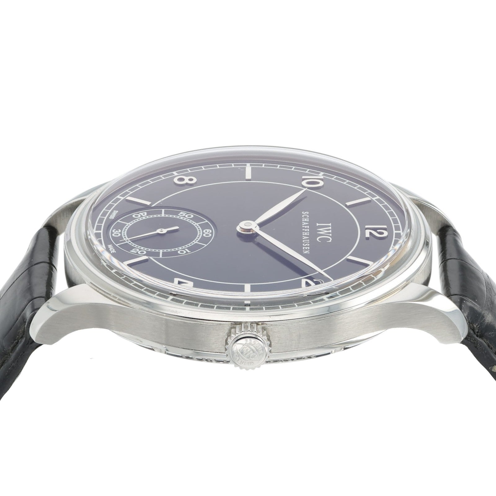 IWC Vintage Collection Portuguese Black Dial Steel 44mm Manual Wind IW544501