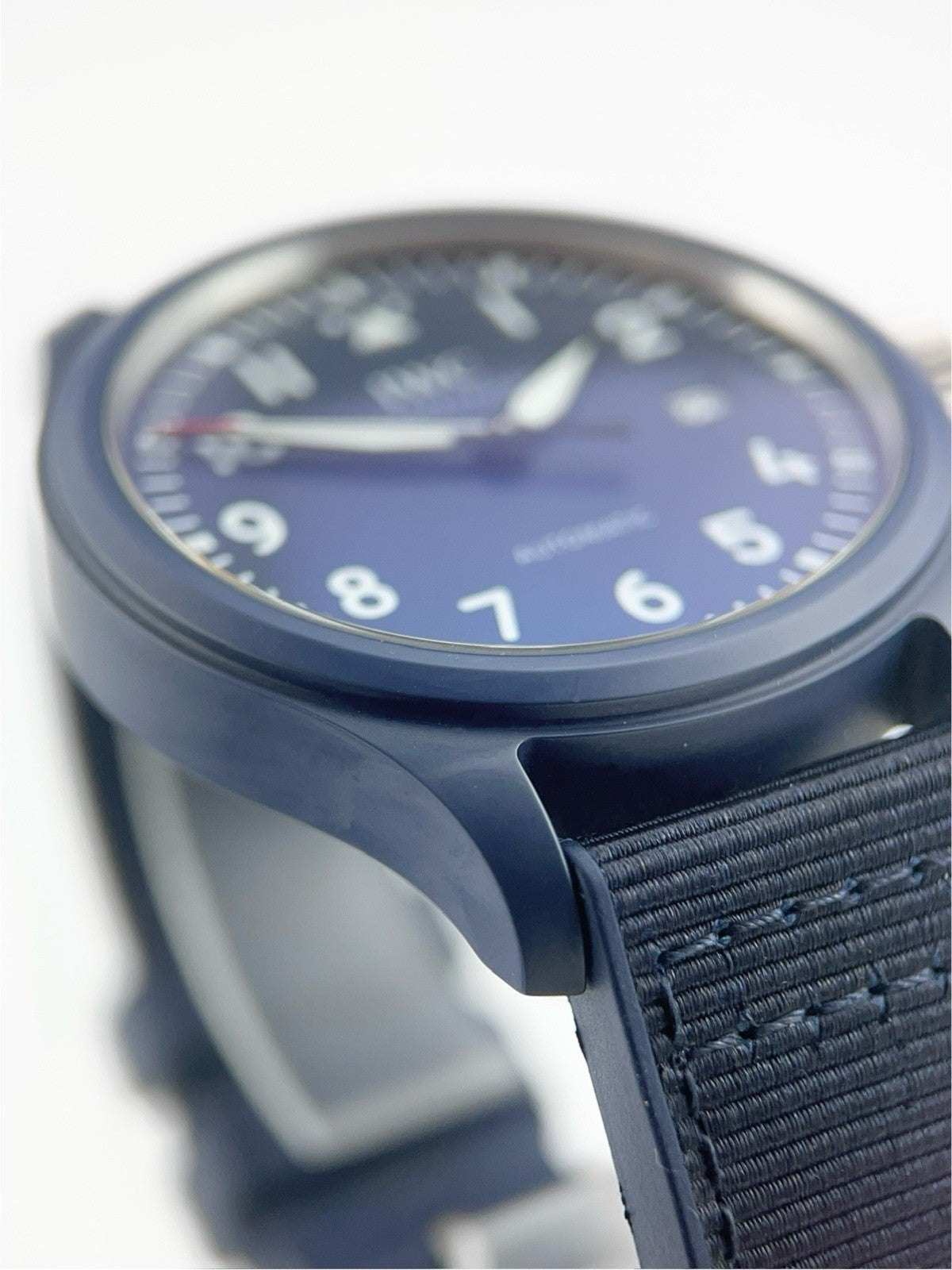 IWC Pilot Laureus Ceramic Blue Dial 41mm Automatic Limited Men's Watch IW328101